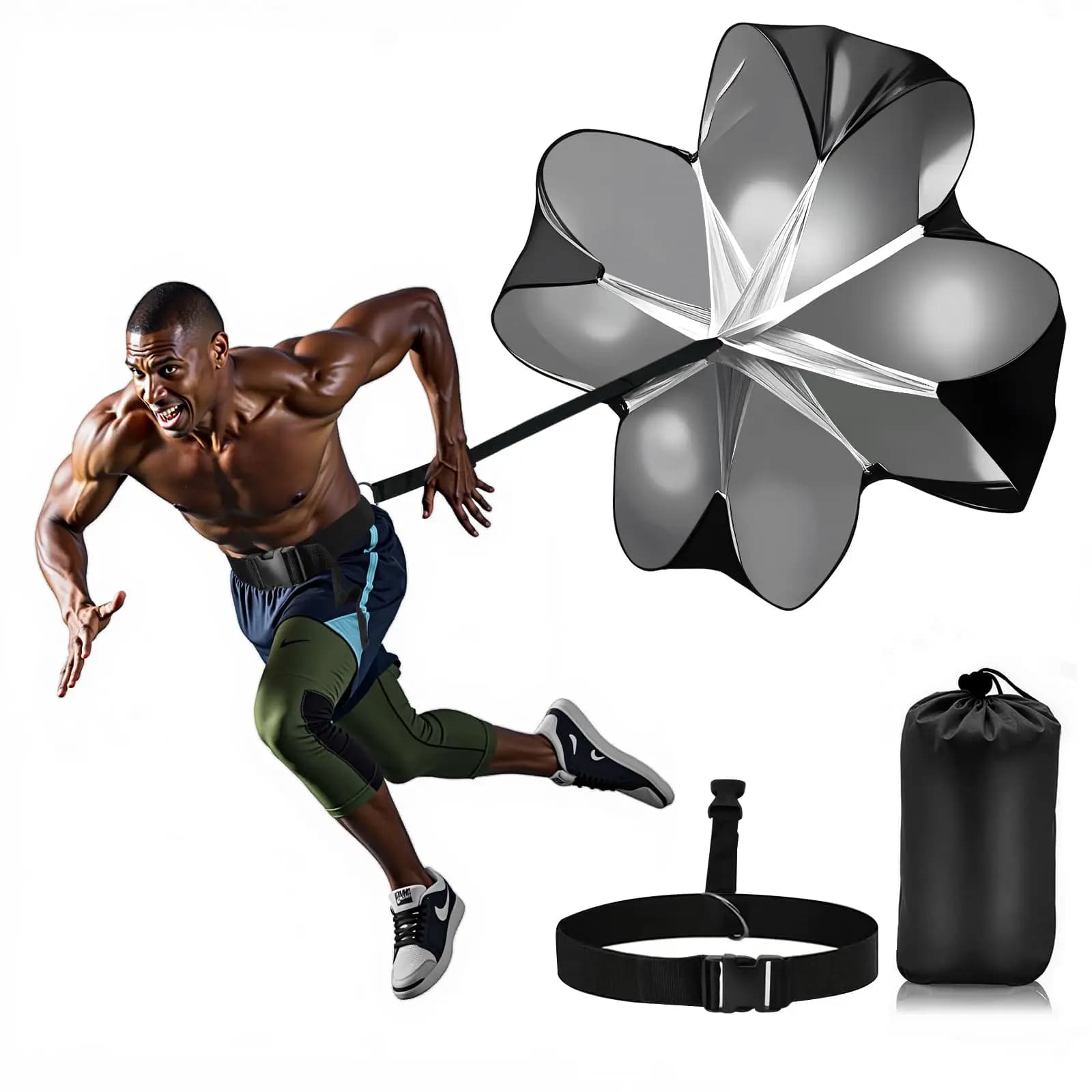Buckle Belt Speed Parachute Agility Speed Training Shade Football Football Resistance Racing Slide Obstacles Tool