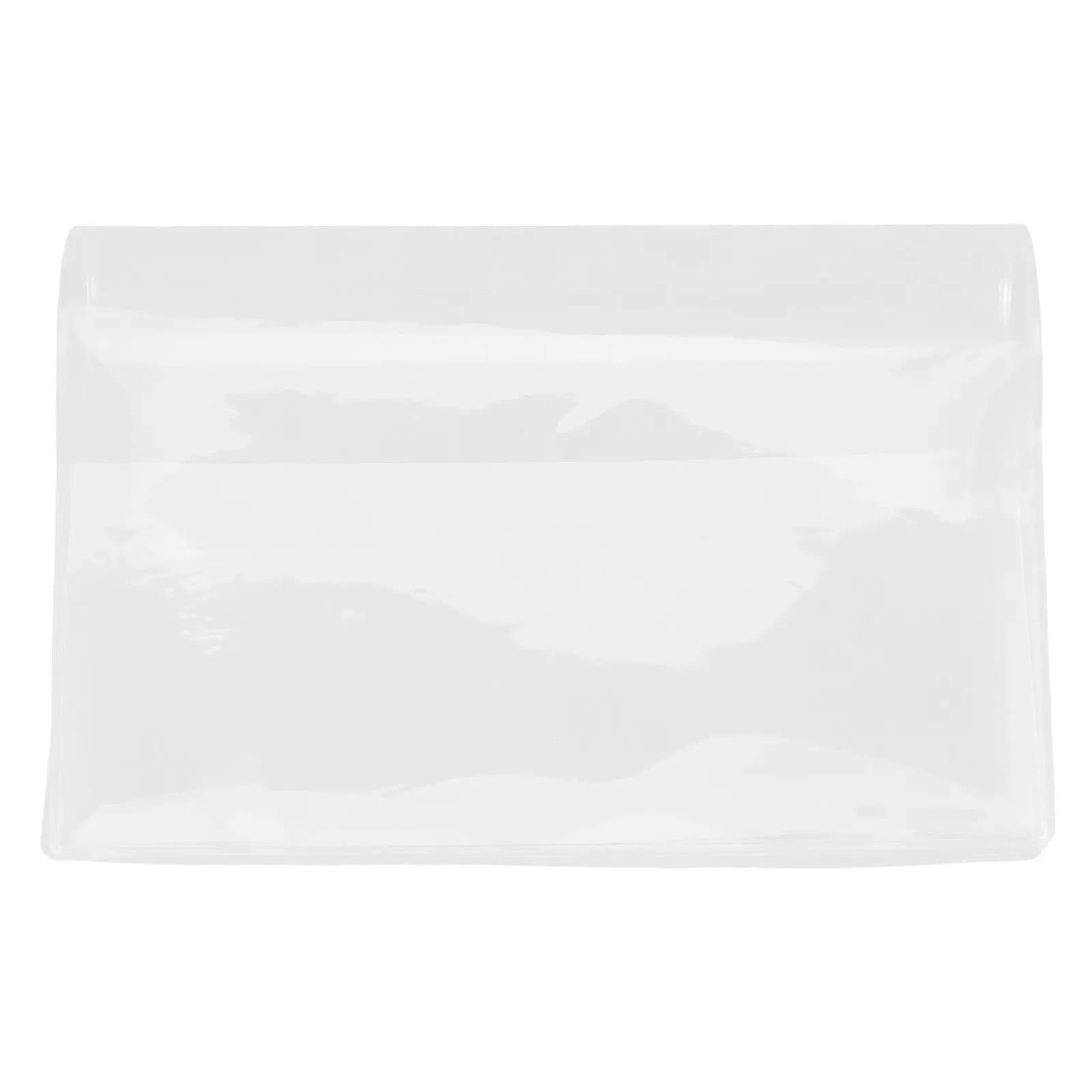 Copertina per Libro in PVC A6 Trasparente, Custodia Protettiva Robusta per Quaderni a Fogli Mobili, Agende, Scrapbook