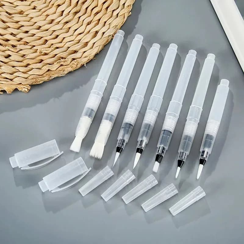 Set di 6 Pennarelli ad Acqua Ricaricabili - Set per Pittura ad Acquerello con Punta Fine, Pennarelli ad Acqua Portatili per Artisti e Principianti