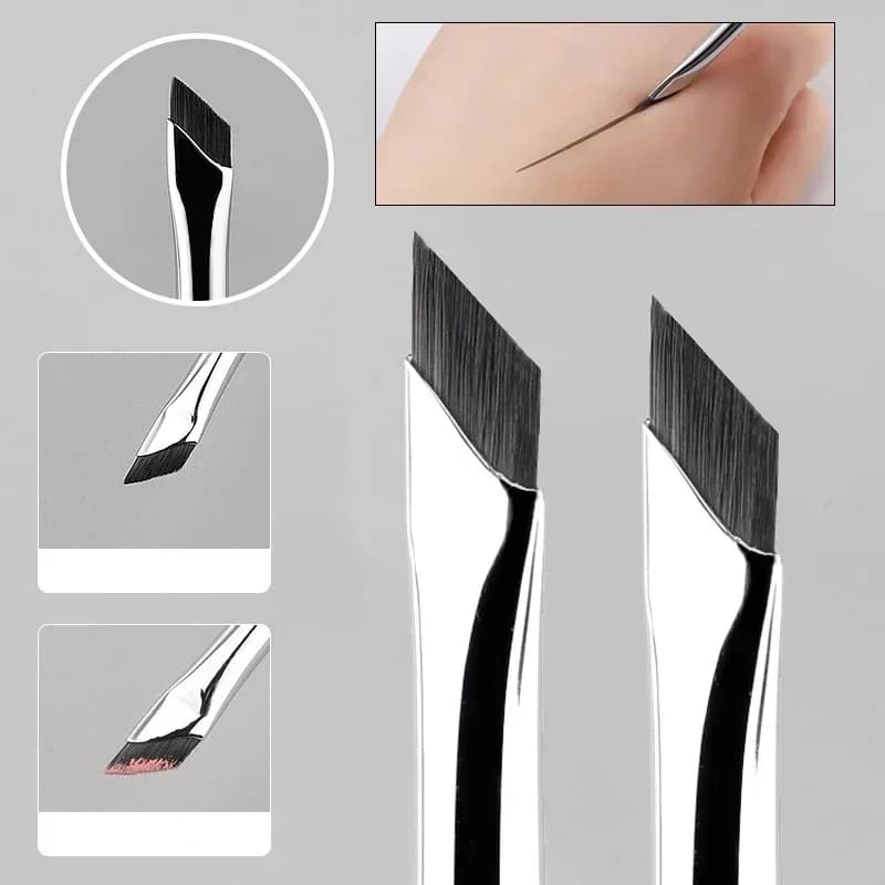 Eyeliner Karsyngirl Upgrade Blade Brush from 2/5 Pieces, Angolan Sweat Brush Eyebrow Plate, Precision Brush for Details Under Eyes