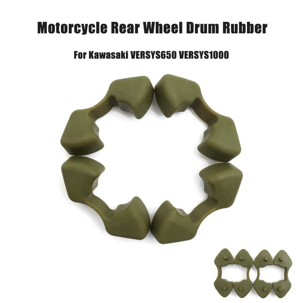 Per Kawasaki VERSYS650 VERSYS1000 Mozzo Ammortizzatore Buffer In Gomma 4 Pz VERSYS 650 1000 Moto Ruota Posteriore Tamburo In Gomma