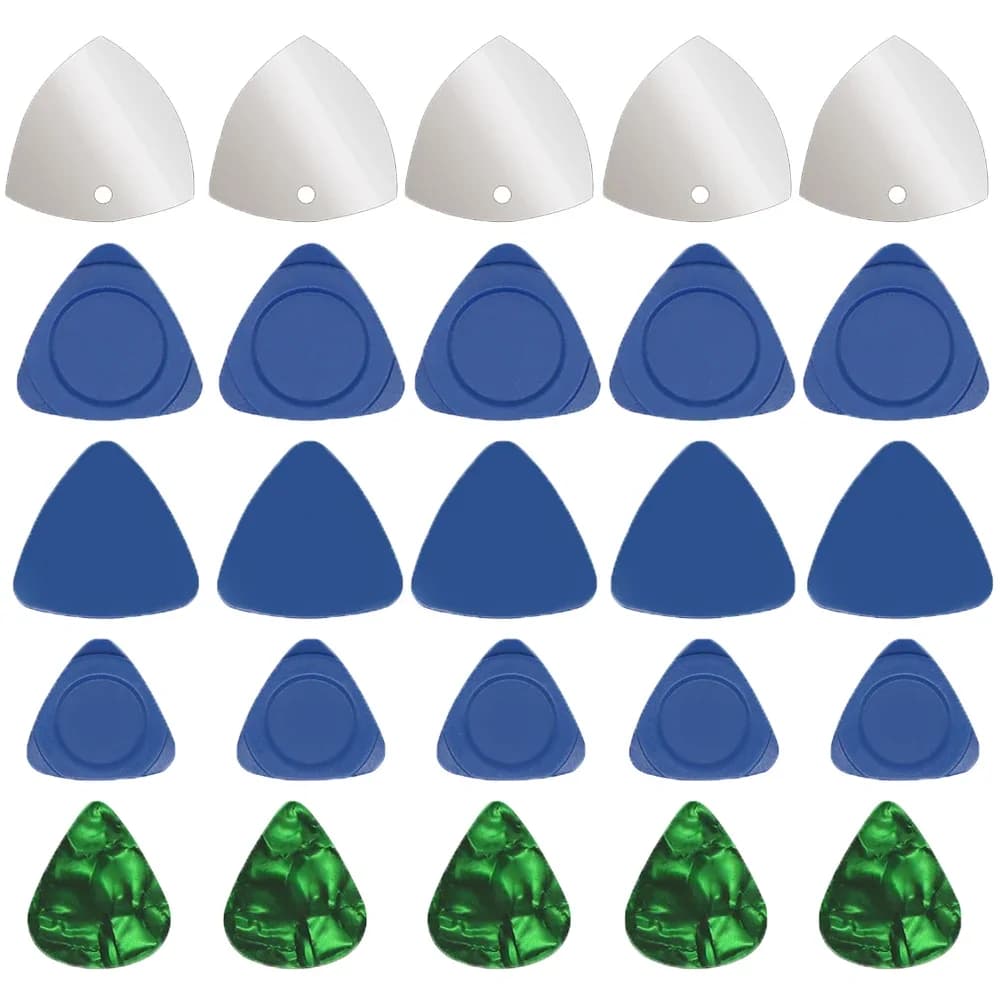 Set di 50 Pezzi di Strumenti Universali Triangolari in Plastica per Apertura e Smontaggio di iPhone, Telefoni Cellulari, Laptop, Schermi LCD e Chitarre