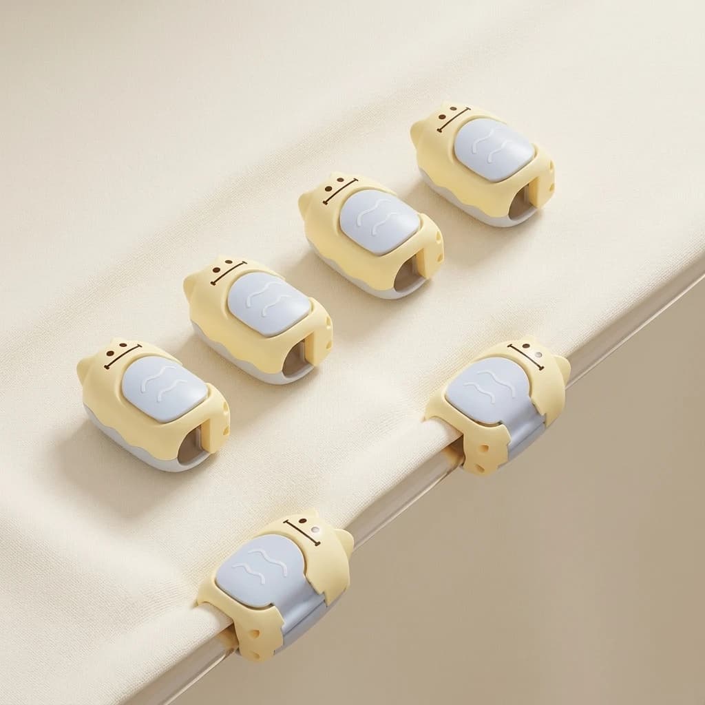 Bed Sheet Fastener Clips Non Slip Universal Fit for Home Use with Totoro Pattern