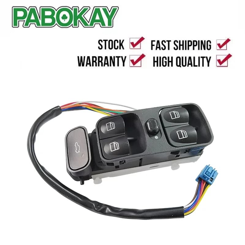 Power Master Finestra Interruttore Console Nuovo Per Mercedes Benz W203 CLASSE C C320 C230 2038200110 A2038200110 A2038210679