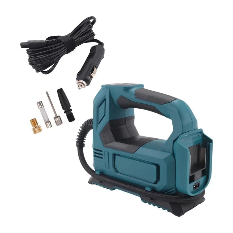 Pompa d'aria portatile EYFL per batteria da 18 V, strumento di gonfiaggio senza fili per gonfiatore di pneumatici per auto, pompa elettrica per moto