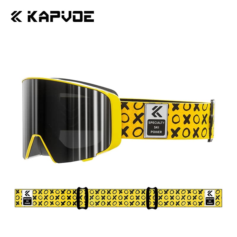 Maschera invernale Kapvoe antiappannamento per uomo Occhiali da sci Protezione UV400 Occhiali da neve Snowboard fotocromatici Kit occhiali da donna Motoslitta