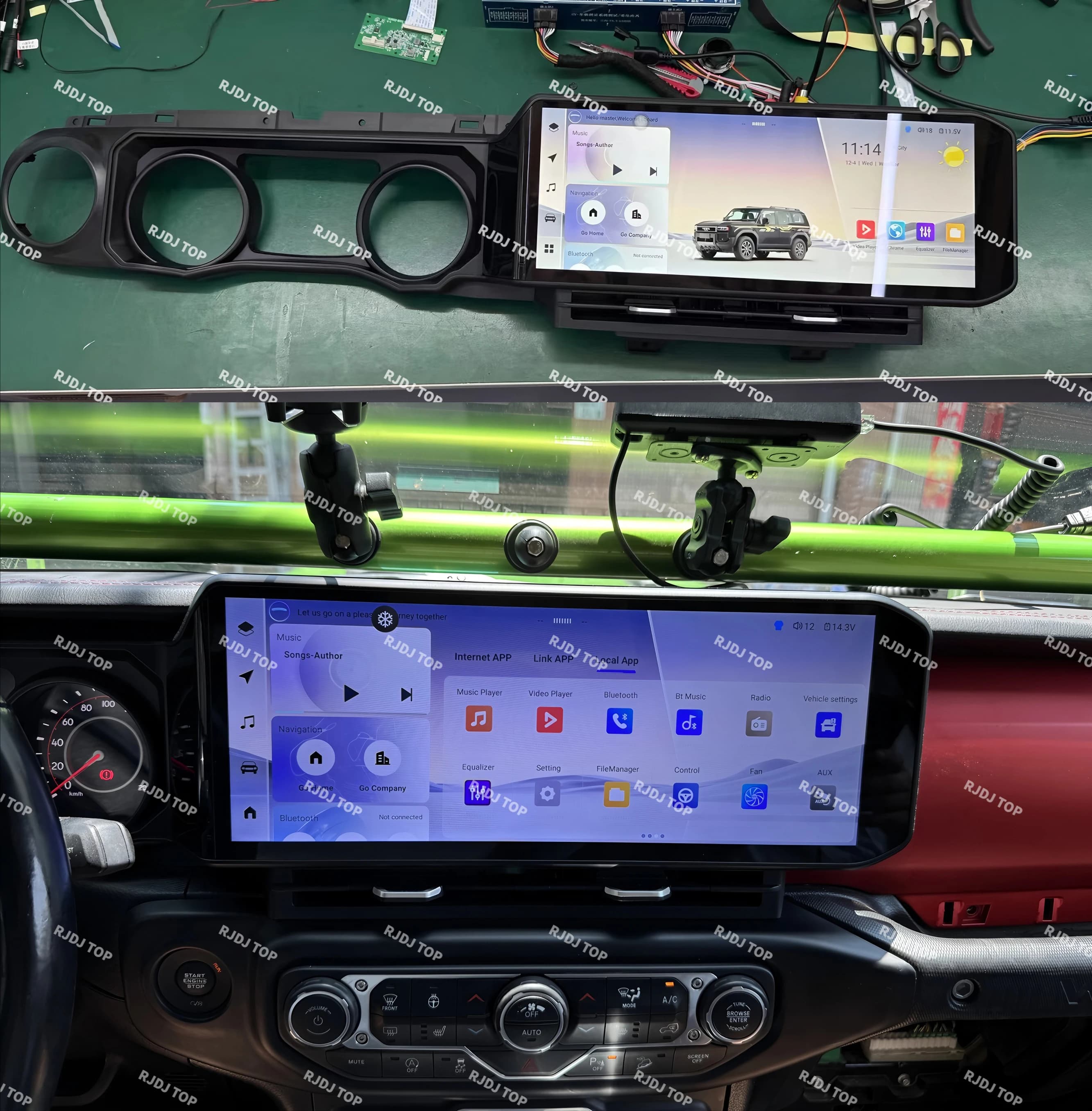 15" Autoradio For JEEP Wrangler JL 2018 2019 2020 2021 Gladiator Car Radio Multimedia Video Player GPS Navi Carplay Head Unit