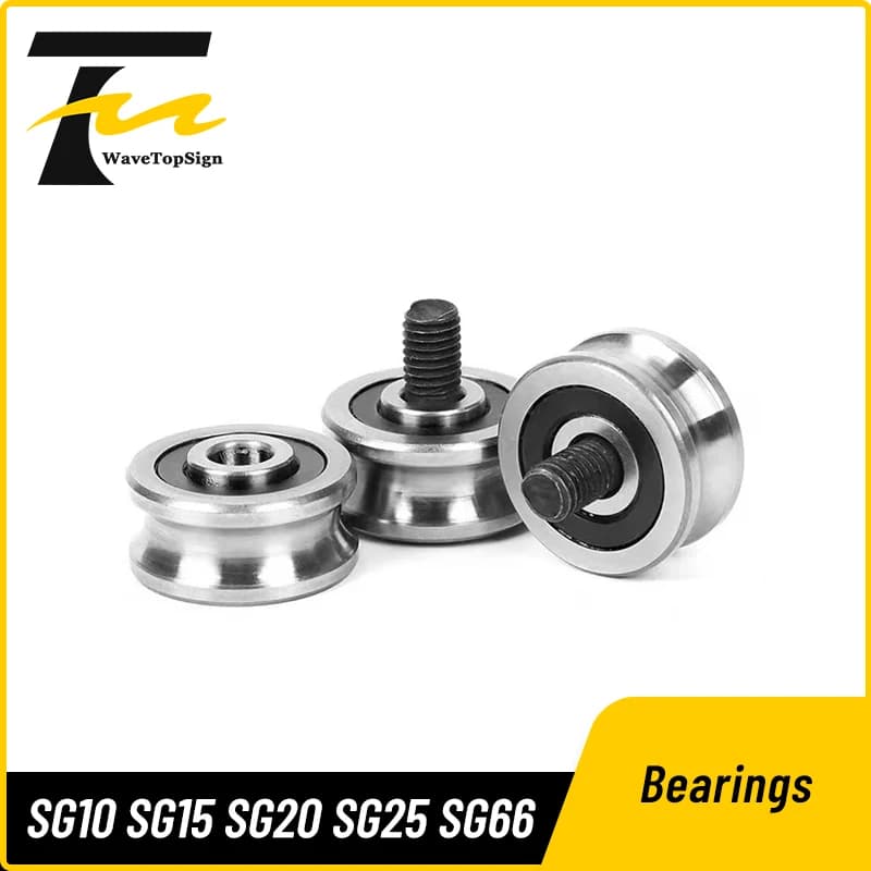 Boding Sg10 Sg15 Sg20 Sg25 Sg66 grooved ball bearings for laser engraving machine Co2