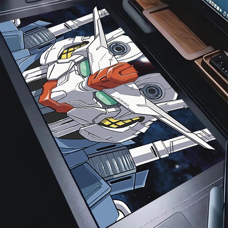 Tappetino per Mouse 90x40cm Mechanical Warrior G-gundam A-aerial Grande Tappetino da Gioco per PC Tastiera e Scrivania