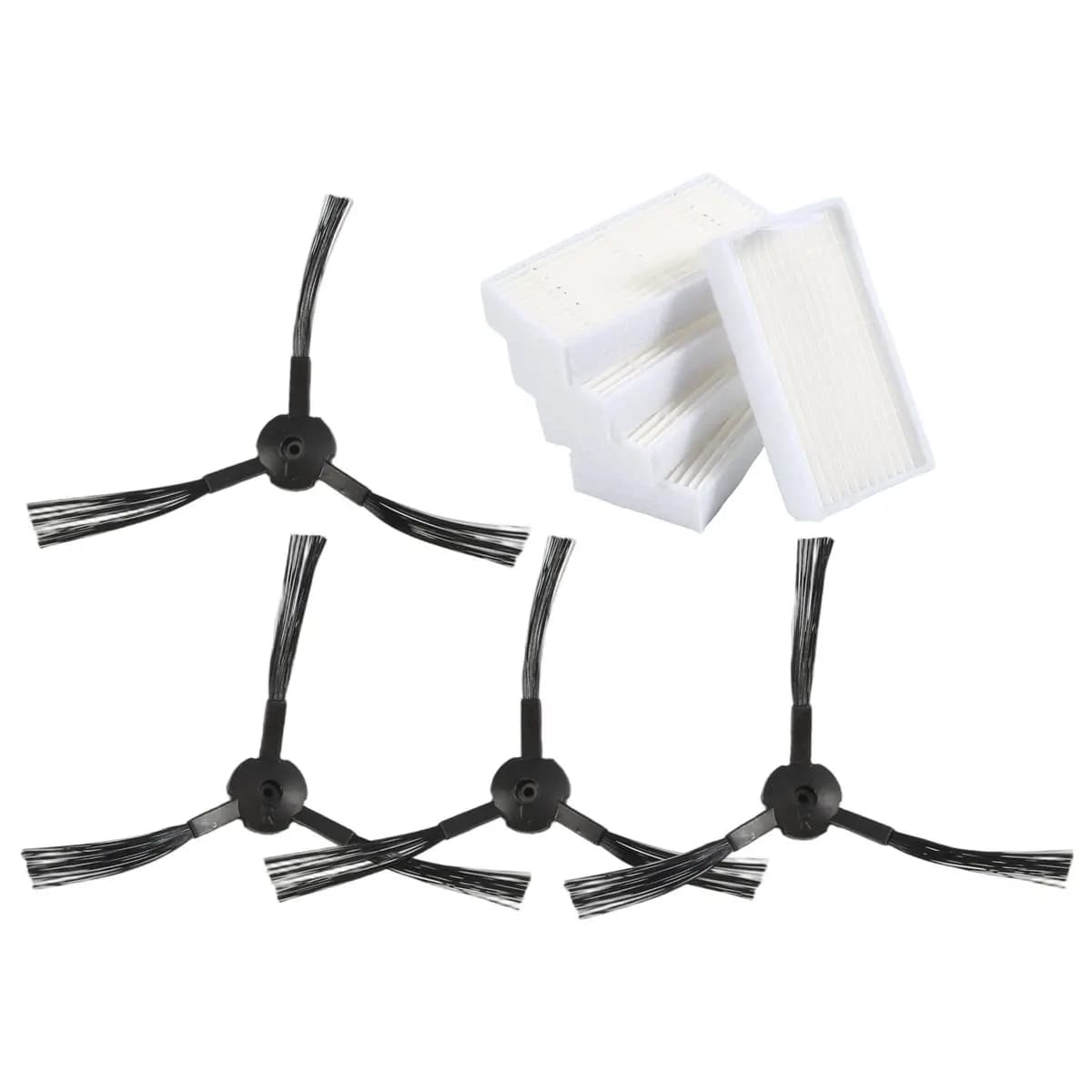 L! DT114^Sponge Hepa Filter Side Brush Robot Vacuum Cleaner Parts for V55 V50 V5 V5S V3 V3S V50 Pro X5 Accessories
