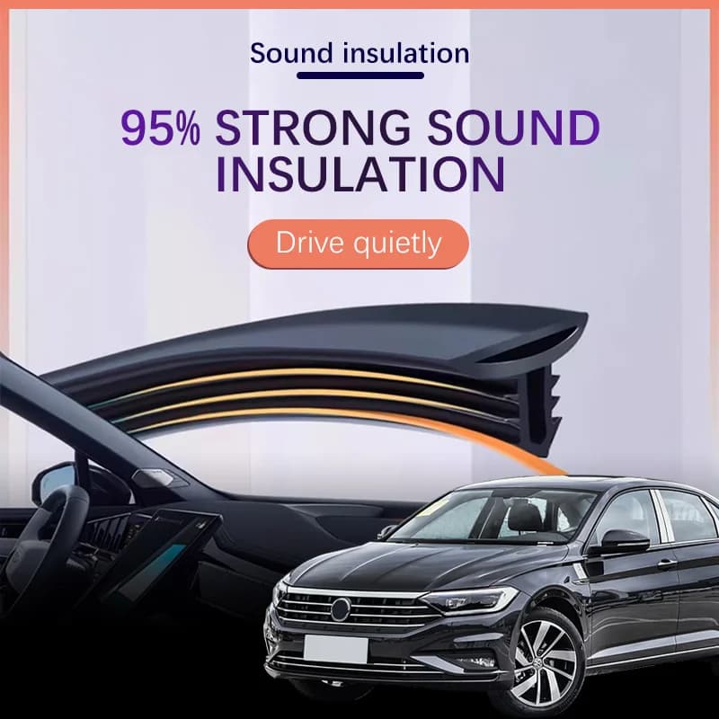 Car Dashboard Sealing Strip Interior Auto Noise Sound Insulation Rubber Trim Weatherstrip Car Accessories For VW Sagitar 19-22