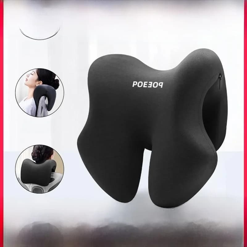 Office Chair Neck Pillow High Back Computer Chair Nap Resting Head on Chair Back Sleeping Aid Memory Foam Pillow Polyester Cover