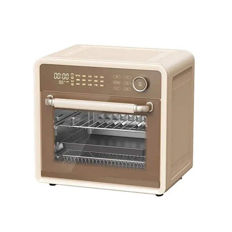 Air frying oven: compact, intelligent, with hot air circulation to bake in the oven