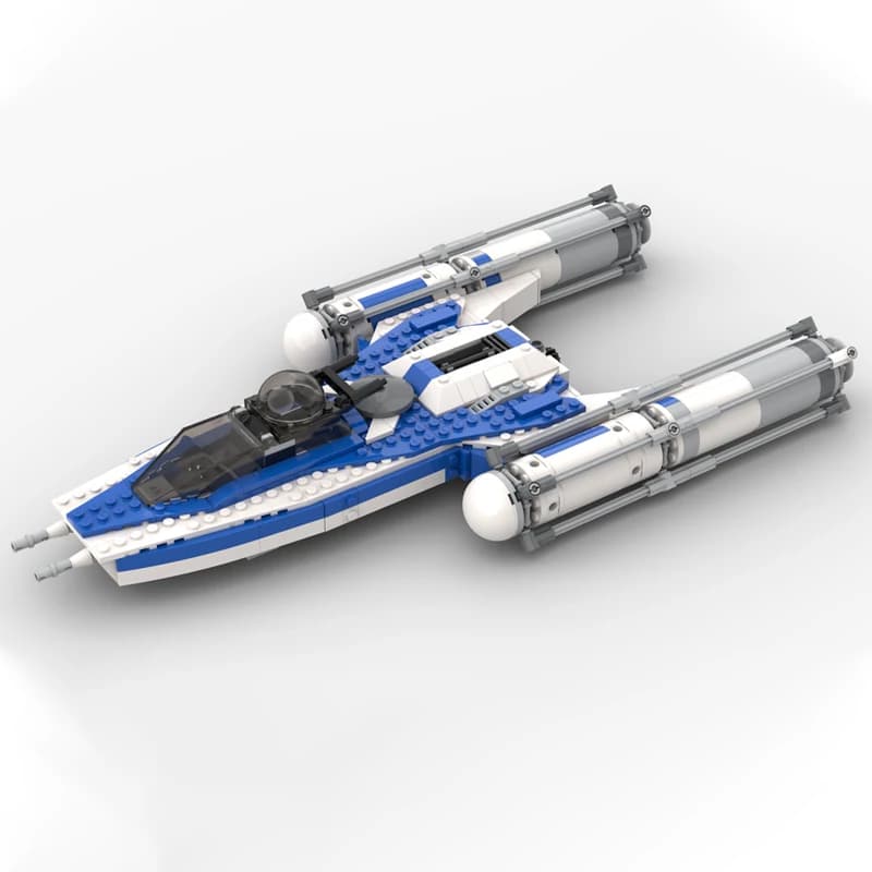 592pcs MOC Captain Rex's Y-wing Captain Rex Star Battle Model Building Blocks Toys Brick Creative Craft Collection Assemble