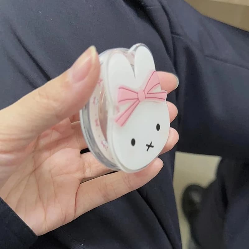 Simpatico supporto magnetico per telefono Miffy Kawaii Bunny con supporto per braccio pieghevole per IPhone 15/14/13 Samsung Magsafe telescopico pieghevole