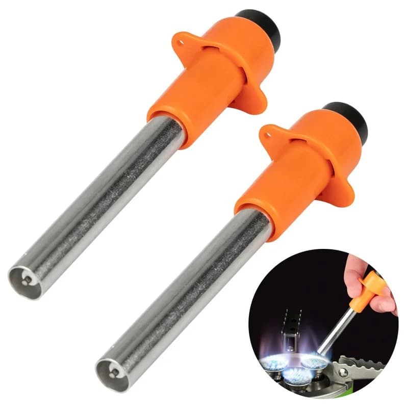 Extended flame launcher for outdoors Electronic lighter Lighting tool Portable fishing Camping Hiking Kitchen Lighting