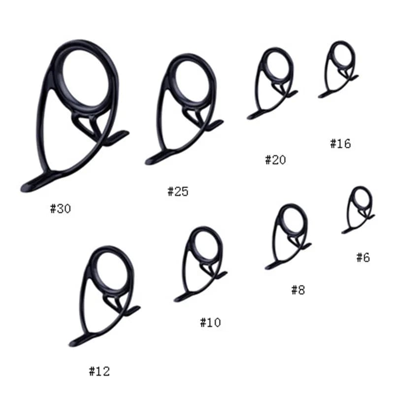 NooNRoo Casting Set guida canna da pesca, guida di riparazione, acqua salata fai da te, 80 pezzi per borsa