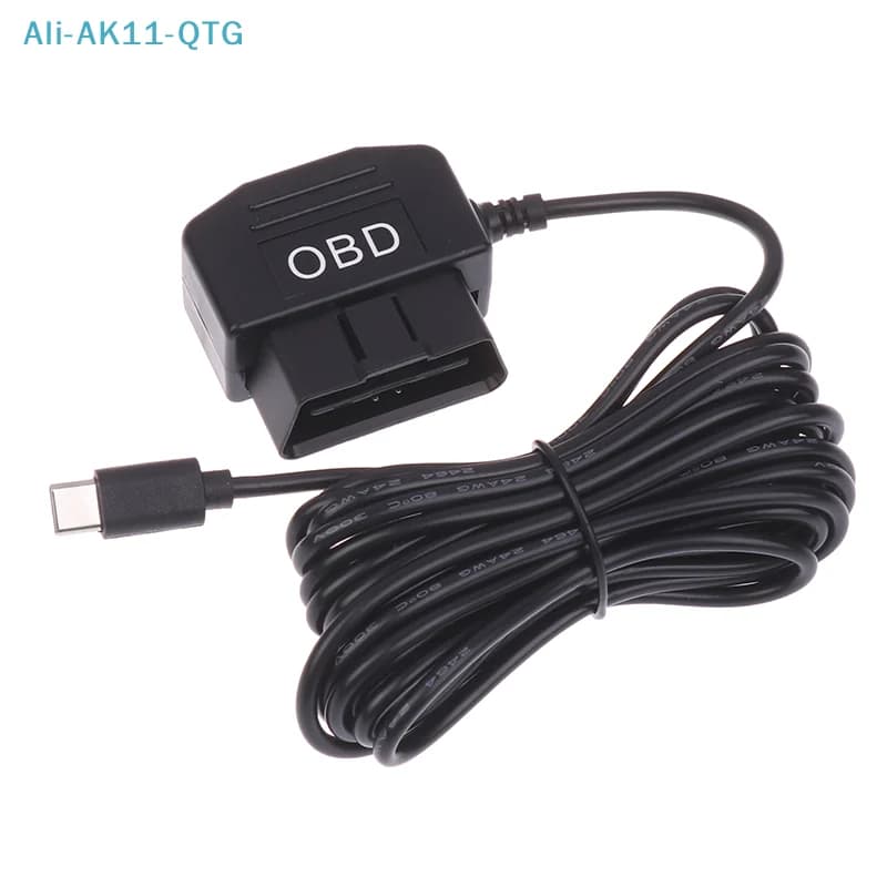 NUOVO Cavo di Alimentazione OBD a Tipo C per Dash Cam e DVR Auto, Protezione Batteria e Monitoraggio Parcheggio 24h, Accessori Auto