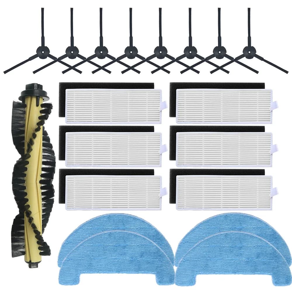 Main Brush Side Brush HEPA Filter Cover Mop Pad For ILIFE A4 A4S A40 Robot Vacuum Cleaner