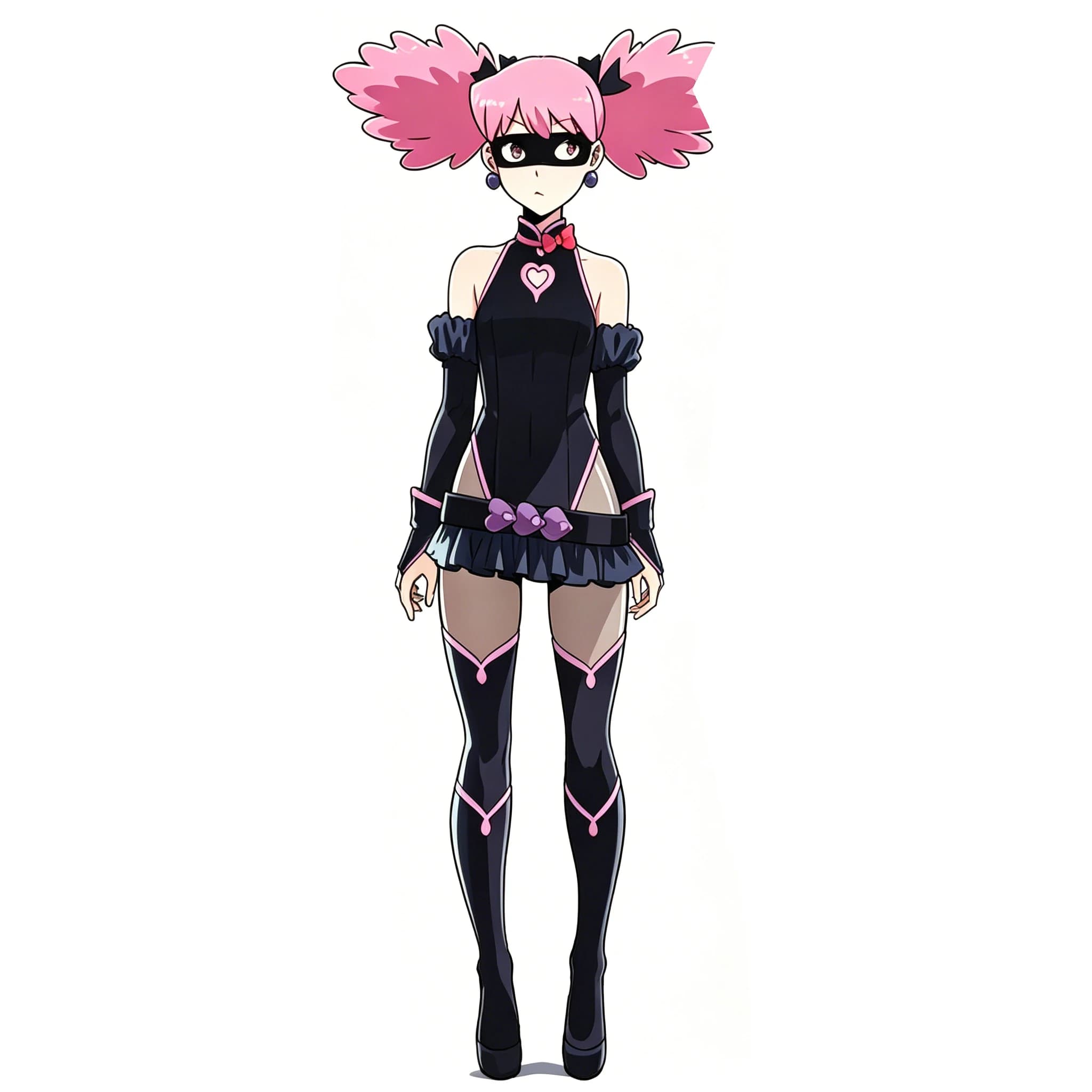 Costume in lattice di gomma per cosplay, tuta, guanti, gonna (senza ali) S-LC392