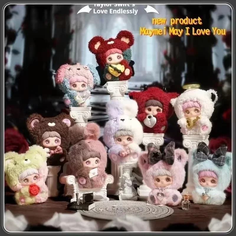 Genuine Maymei May I Love You Series Blind Box Cute Vinyl Face Bag Pendants Lovely Maymei Mystery Box As Valentine'S Day Gifts