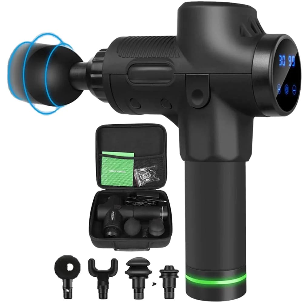 Wireless brushless electric, deep tissue blow massage gun, mini back and neck vibration massage products