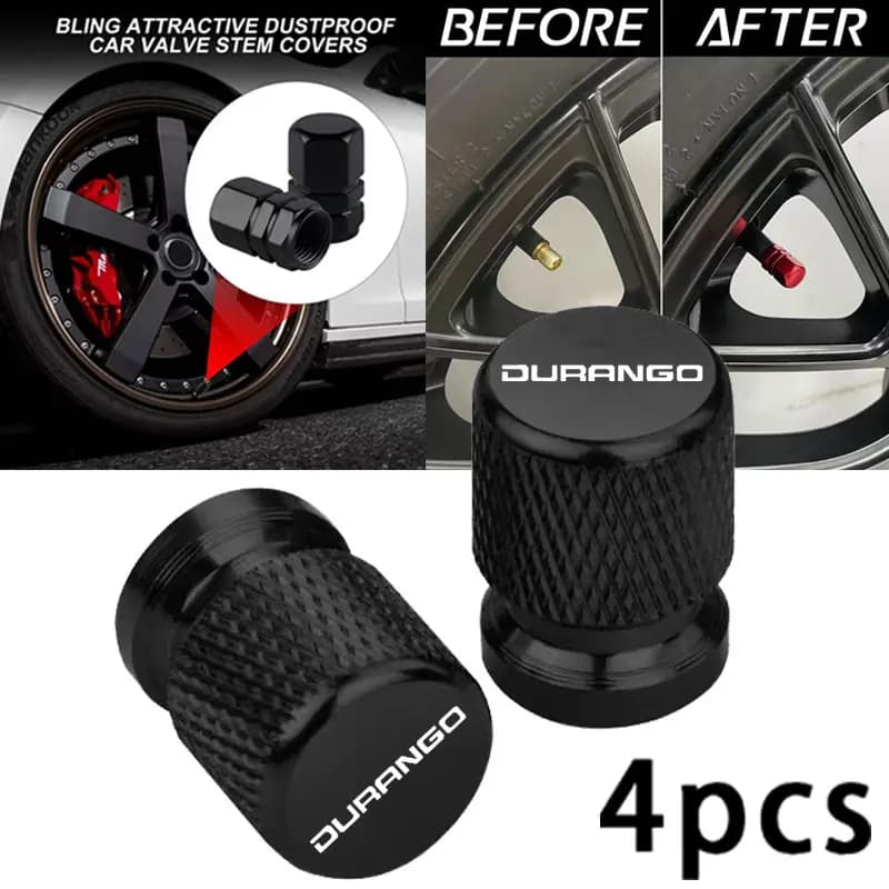Tappi per valvole pneumatici auto, coperture per steli pneumatici, antipolvere e impermeabili per accessori DODGE Durango