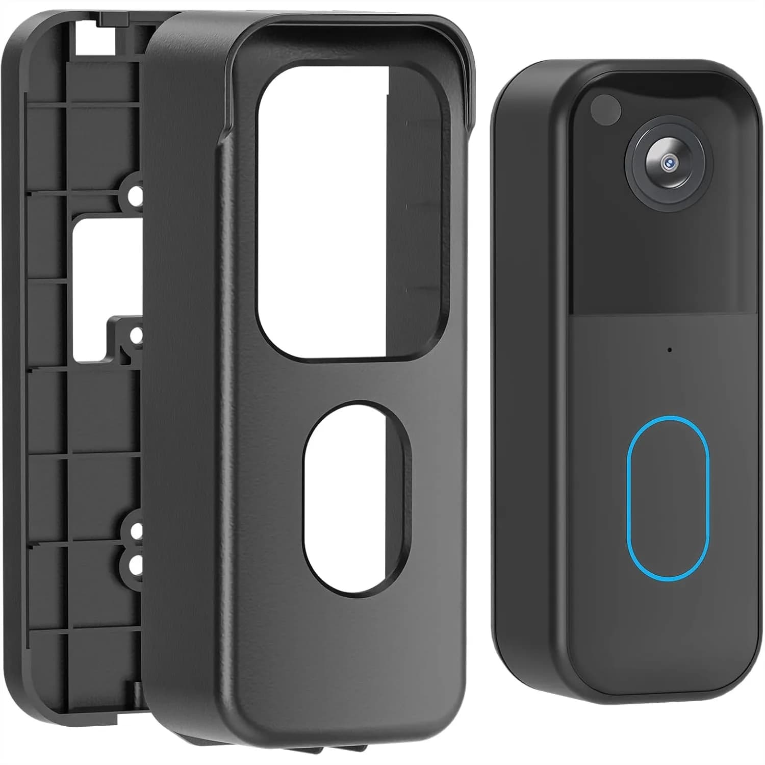 Supporto per Videocitofono Senza Foratura per il Nuovo Blink Video Doorbell (2a Gen), Facile Installazione con Nastro Adesivo per Appartamenti