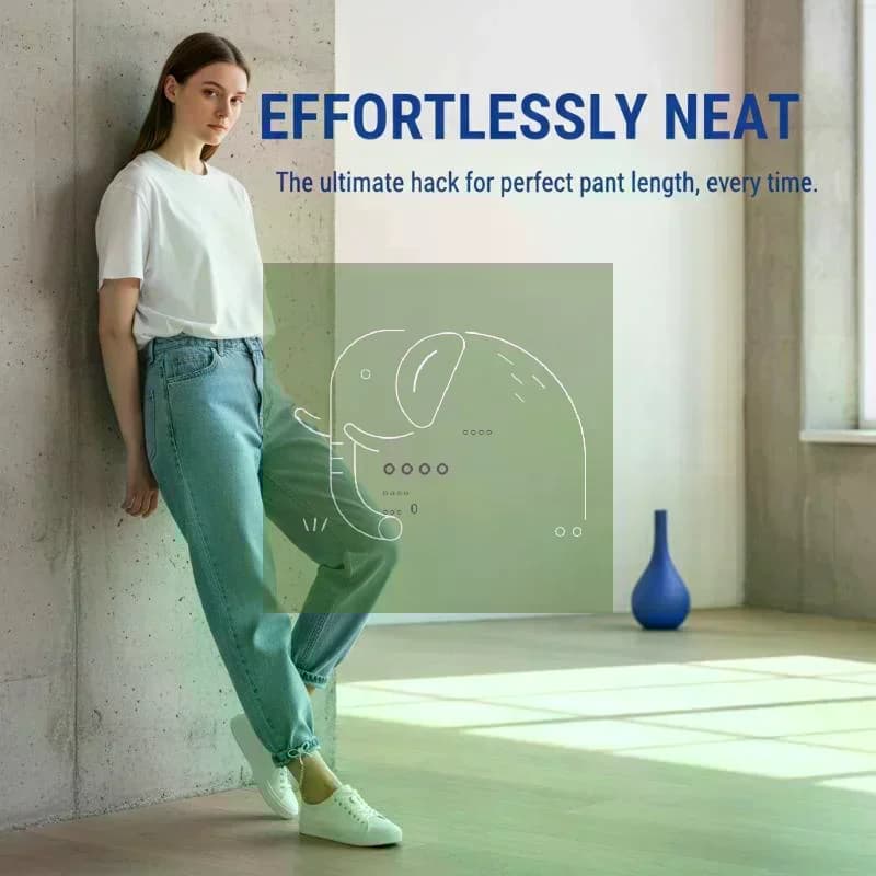 Clothing Clip 2pcs Multi-Function Magnetic With Chain Metal Jean Buttons Scarf Trouser Legs Cuff Fixing