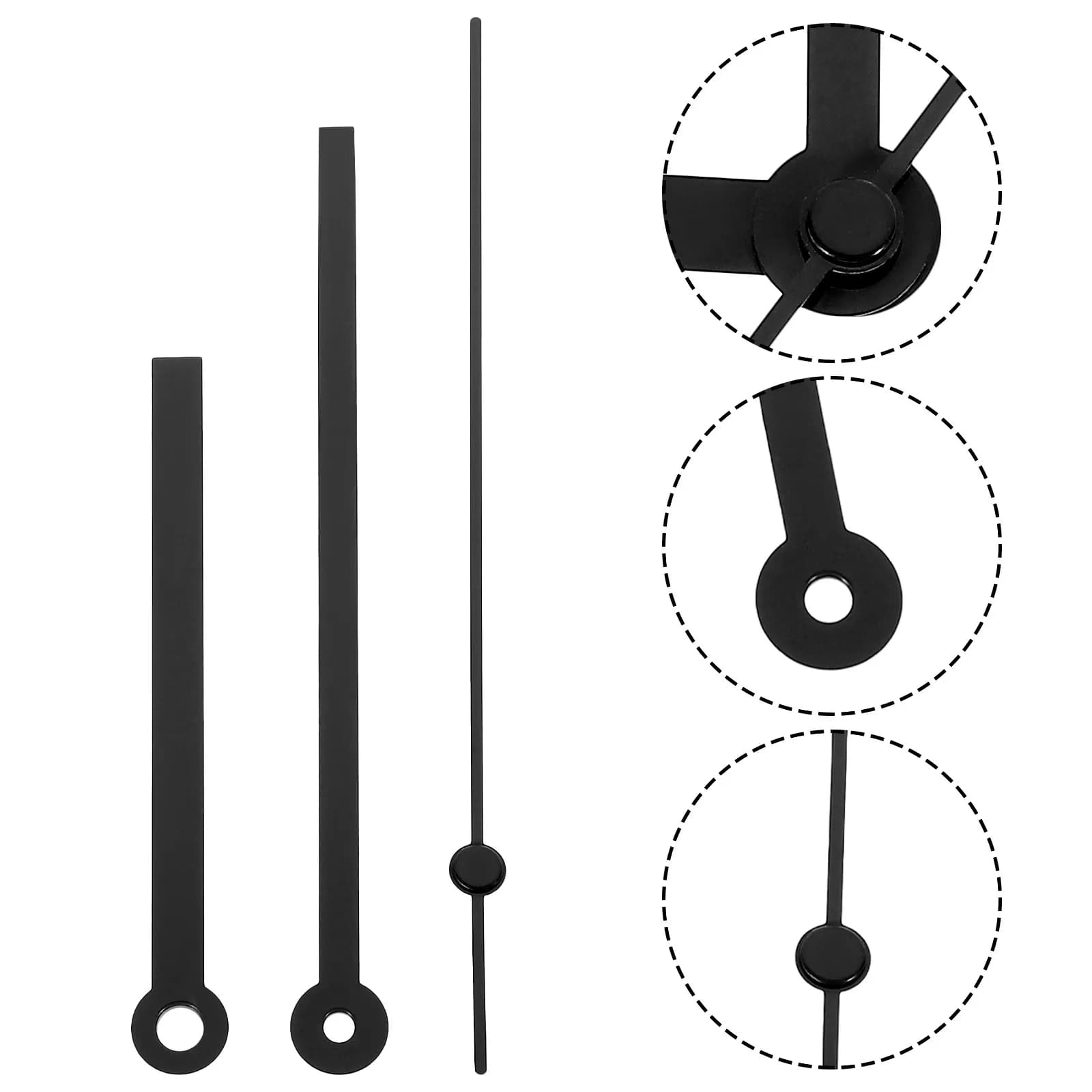 10 Sets Replacement Clock Hands Only DIY Wall Parts for Making Clocks Clock-hands