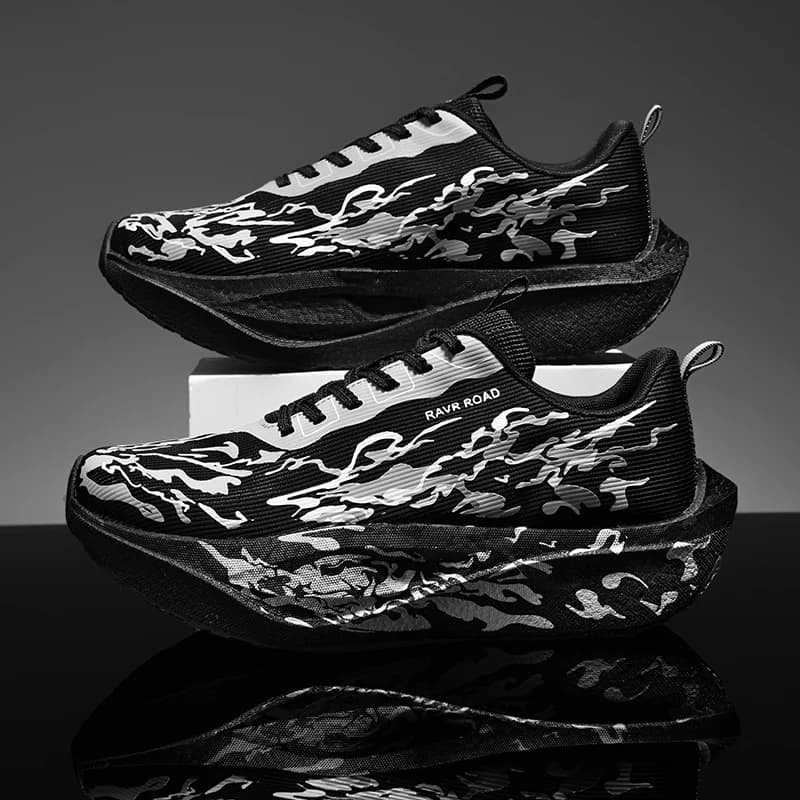 Men's Sports Running Shoes Casual Carbon Plate Marathon Breathable Women's Light Comfortable Anti-slip Athletic Sneakers