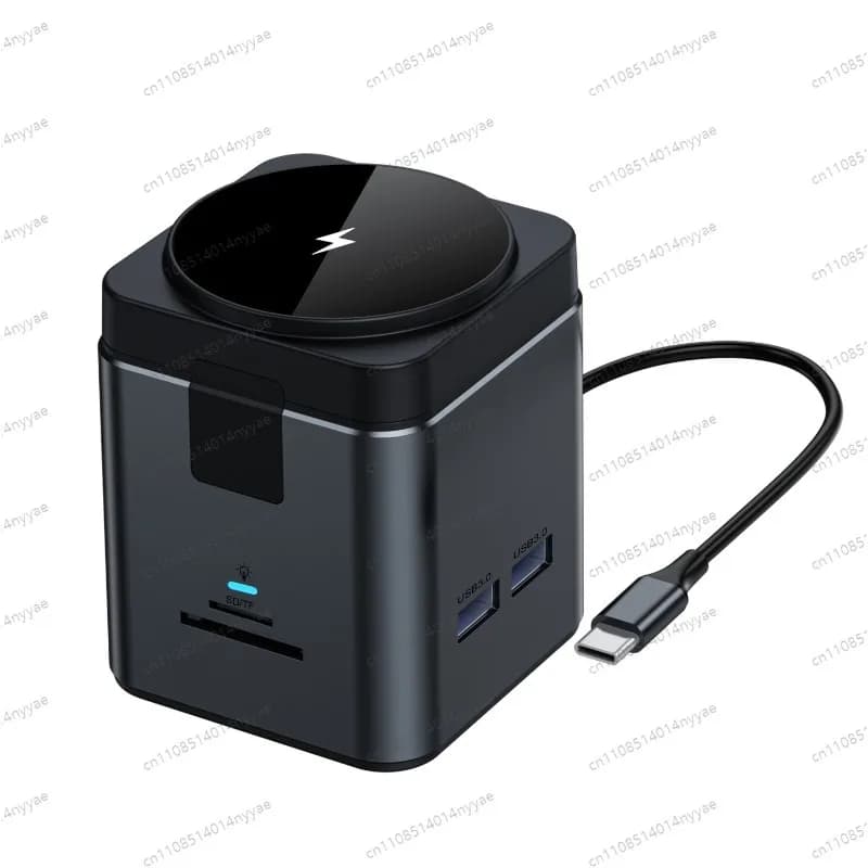Desktop Charging Station 100W - Fast PD Charger with USB-C Hub, Multi-Port for Laptop/Telephone/Tablet
