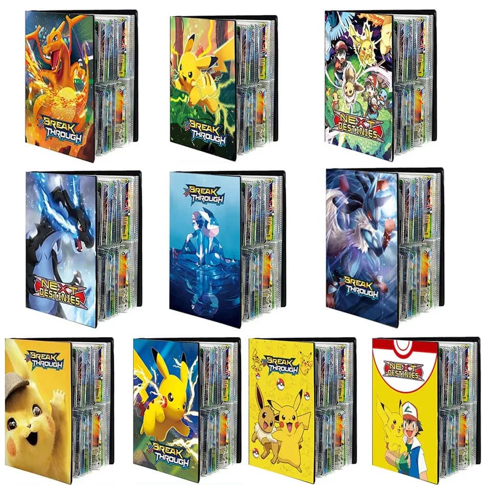Nuovo Album per Carte POKEMONES 2027, Album Creativo per 240 Carte, Nuovo Modello di Raccoglitore, Libro per Collezione di Carte