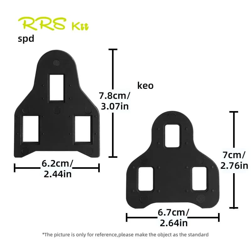 Rrskit SM-SH20 Tacchetti Spacer SH20 SPD-SL Pedale Morsetto Distanziatori e Bulloni Set SM SH20 Tacchetti Spacer Per SHIMANO Ciclismo su Strada scarpa