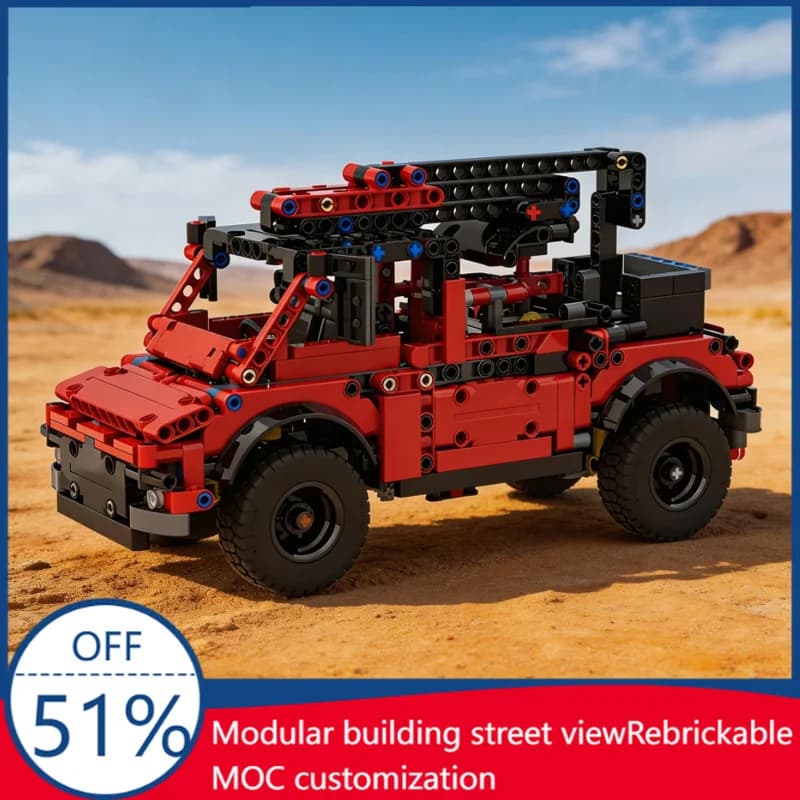 NUOVO Camion di Servizio Tecnologico 763 Pezzi 42213 Veicolo da Trasporto Leggero Alternativo MOC Modello di Costruzione a Blocchi Giocattoli Fai da Te Regalo di Natale per Bambini