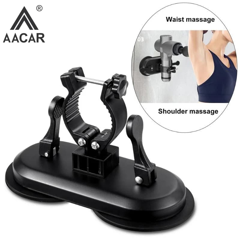 Massage Gun Holder Suction Cup Fascia Gun Bracket Fixer Free Your Hands Massager Partner No Installation Needed