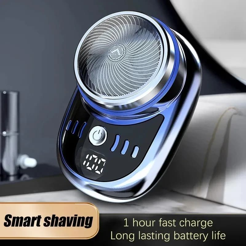 USB Rechargeable Men's Rulebar with Digital Display, Taxable Razor for Car and Home