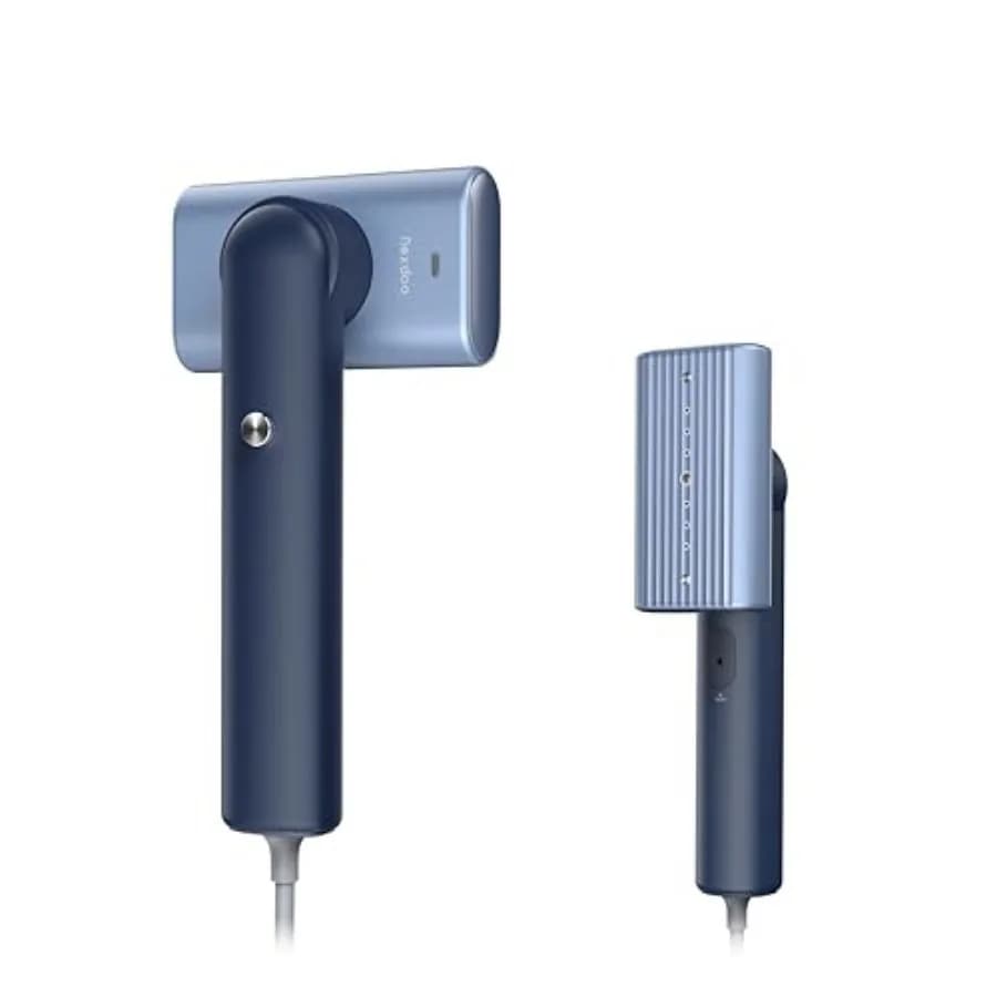 G9 Steam 2-in-1: Vaporizzatore Professionale Portatile da Viaggio per Vestiti, Solo 0,5 kg, 8 Minuti di Vapore Continuo Intenso, 1200W L