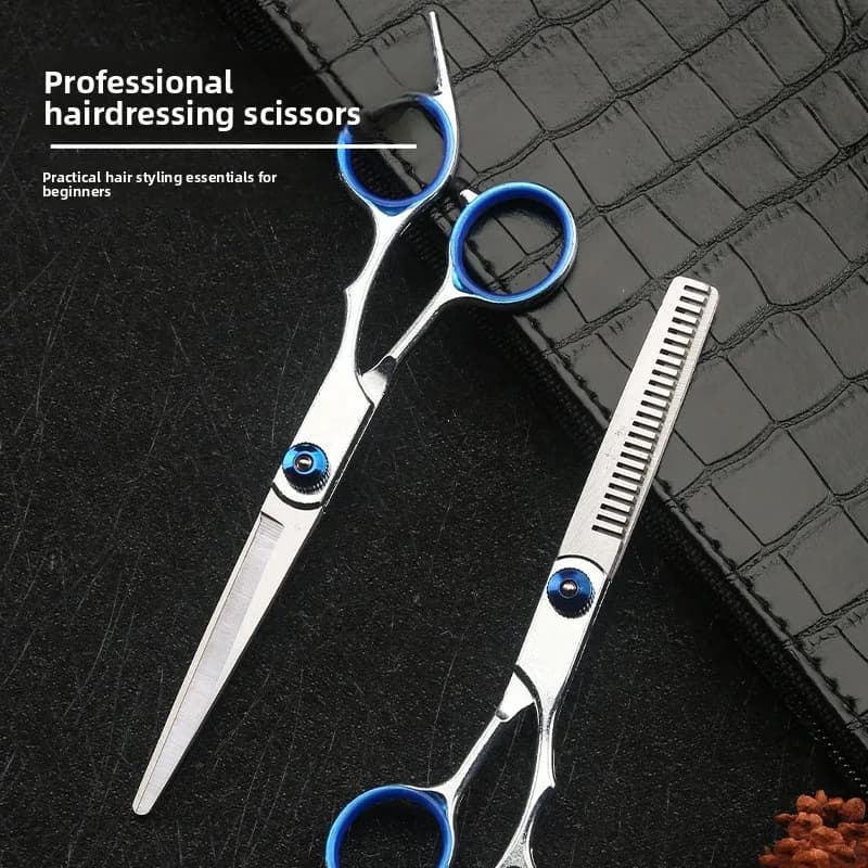 Detachable Hair Cutting Scissors Set, Barber Flat Scissors & Thinning Shears, Salon Hair Thinning Scissors In Stock