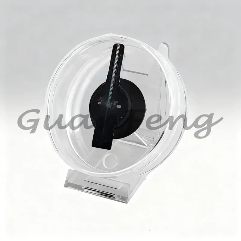 3D Holographic Fan Mini HD Projector LED Advertising Display Light for Store Party Christmas