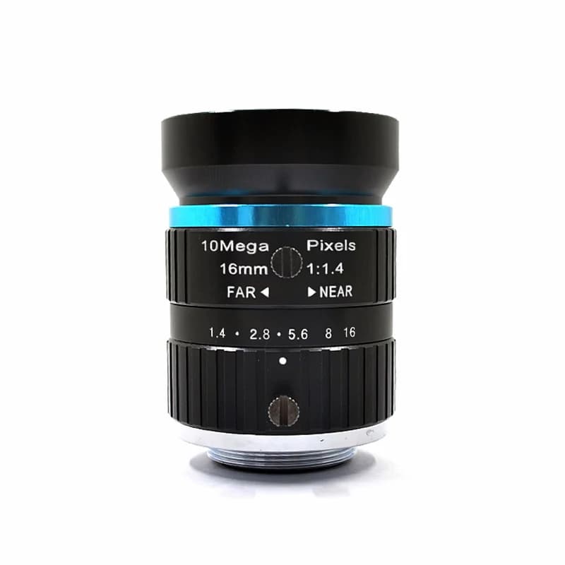 10MP 1 "16mm C-Mount Lens for Artificial Vision Low Distortion F1.4 4K CCTV Security Goal Network Camera Lens for Industrial Camera SL-0368