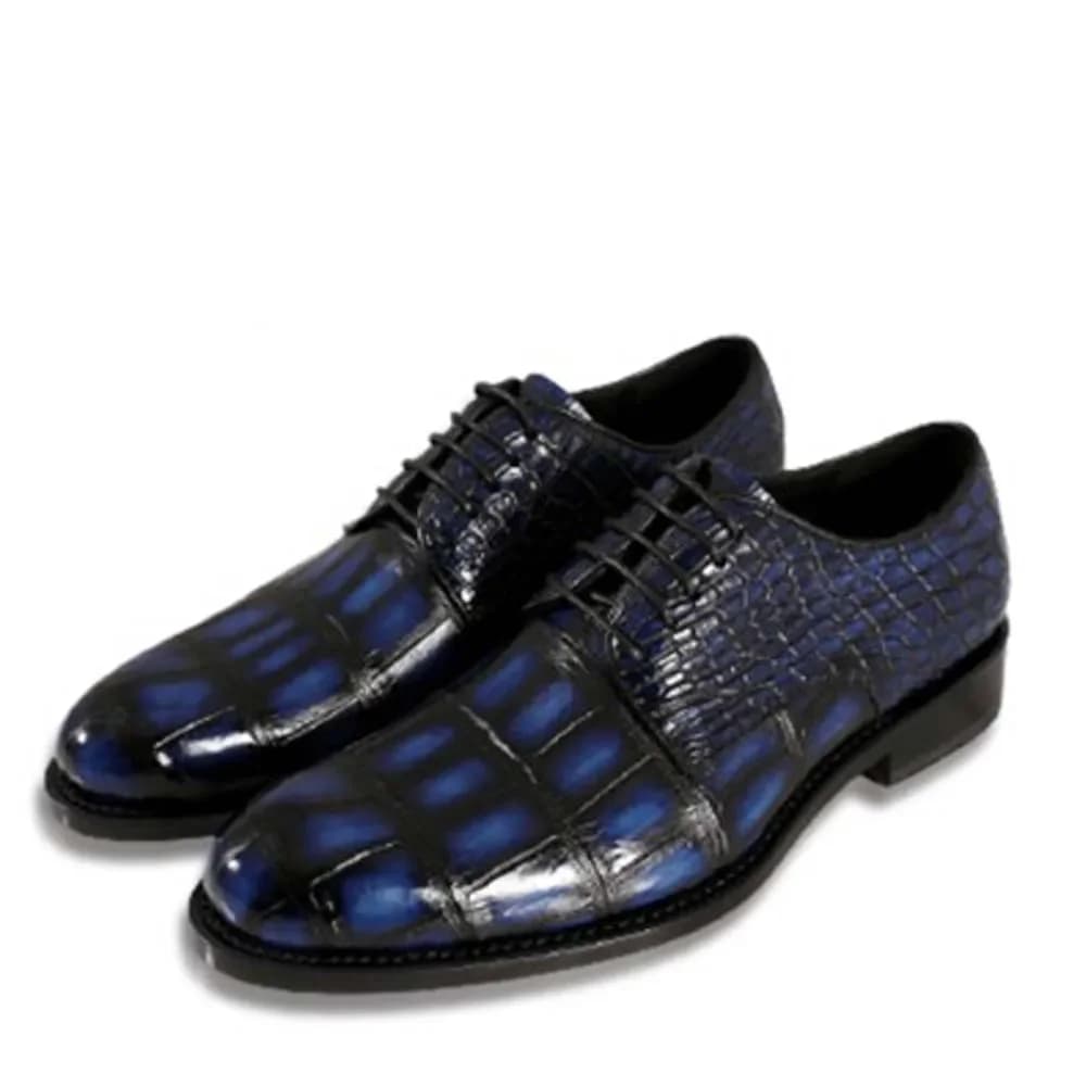 tianxin nuove scarpe eleganti da uomo in pelle di coccodrillo da lavoro manuali maschili Scarpe formali da uomo personalizzate color pennello