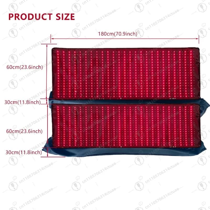 Red Light LED Phototherapy Bag for All Body, Pele Sack for Remote Infrared Heater