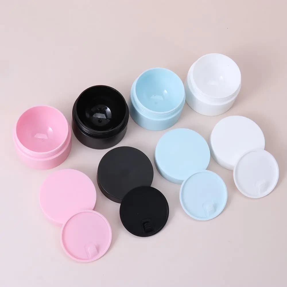 1 Pezzo Nuovo Contenitore Ricaricabile in Plastica per Cosmetici, Vasetto Vuoto per Trucco e Crema