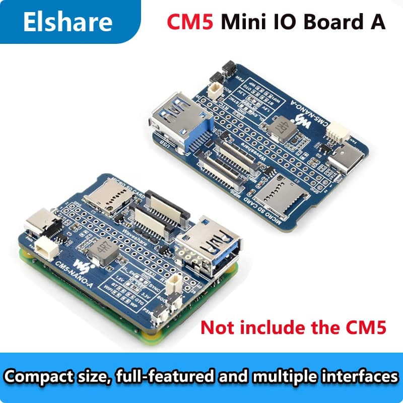 Scheda Base IO Mini NANO A per Raspberry Pi Compute Module 5 CM5, Sviluppo per Compute Module 5