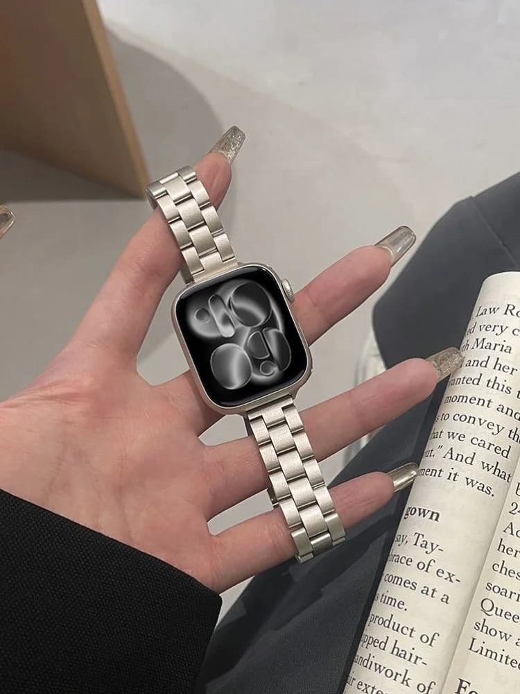 Cinturino per cinturino Apple Watch 11 10 46mm 42mm Ultra 3-2 49mm 40 44-41mm Bracciale in metallo acciaio inossidabile serie iWatch 8 9 7 5 se 6 4