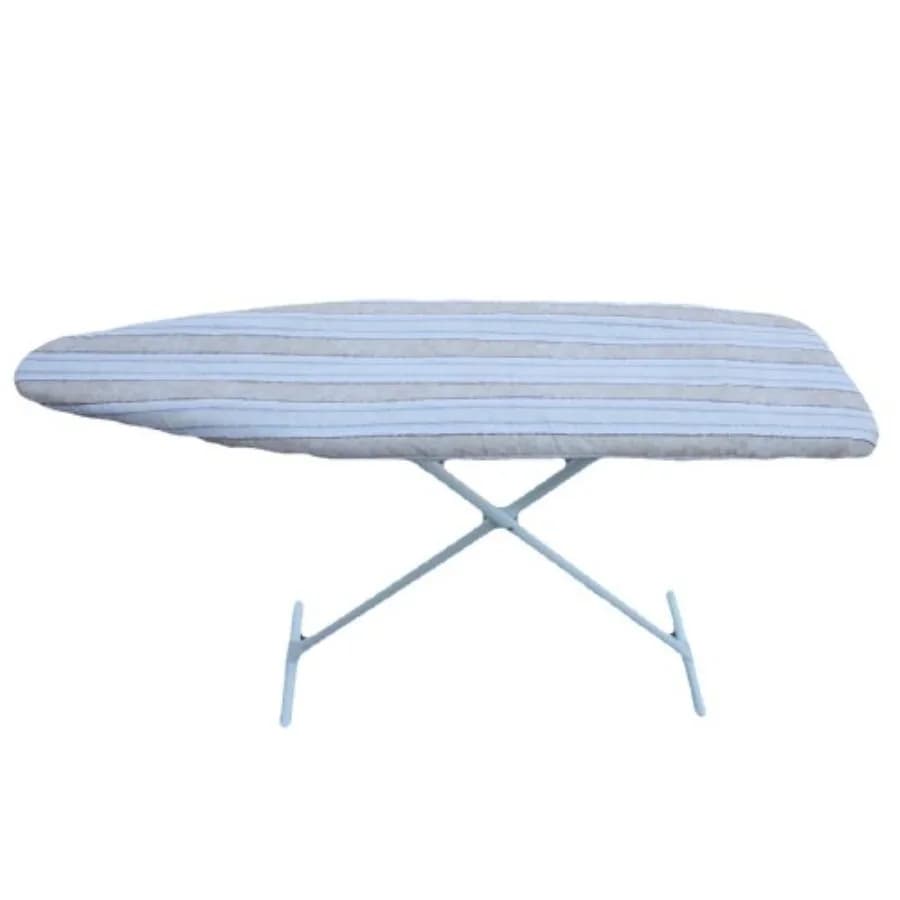 Classic Heavy Use Ironing Board Cover with 2-Layer Pad-Beige Stripe