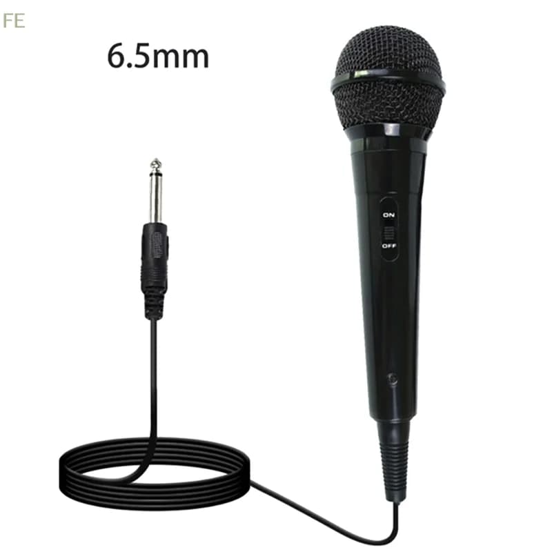 [F] Handheld Microphone Suited for Speakers, Karaoke Singing Machines Cardioid Mic Dynamic Vocal Mic for Outdoor Activity