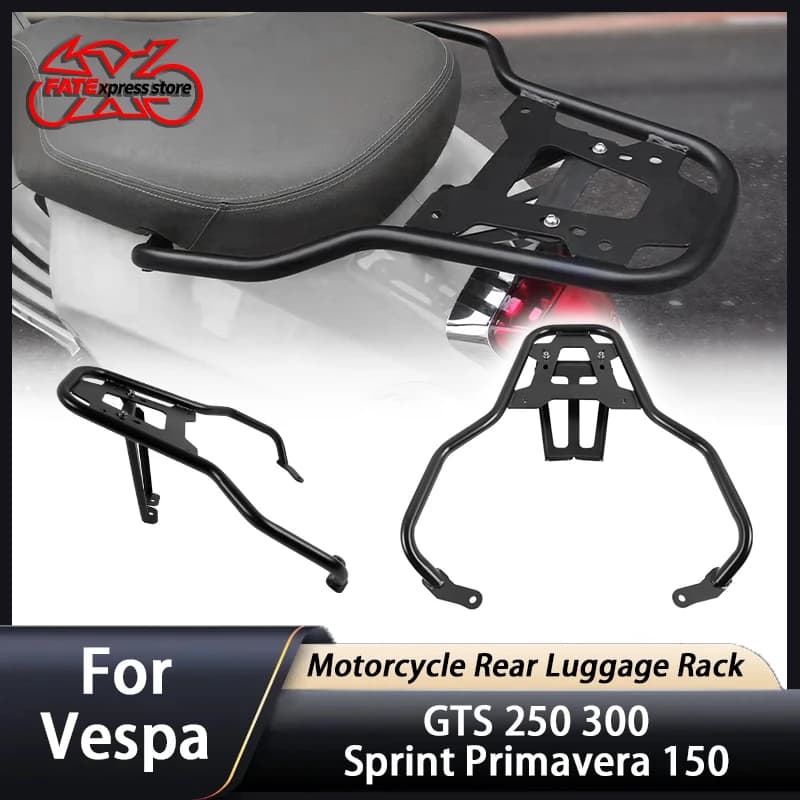 Per Vespa GTS 250 300 Sprint Primavera 150 Posteriore Portapacchi Staffa Scaffale Carrier Caso GTS300 Accessori Moto Tutto L'anno
