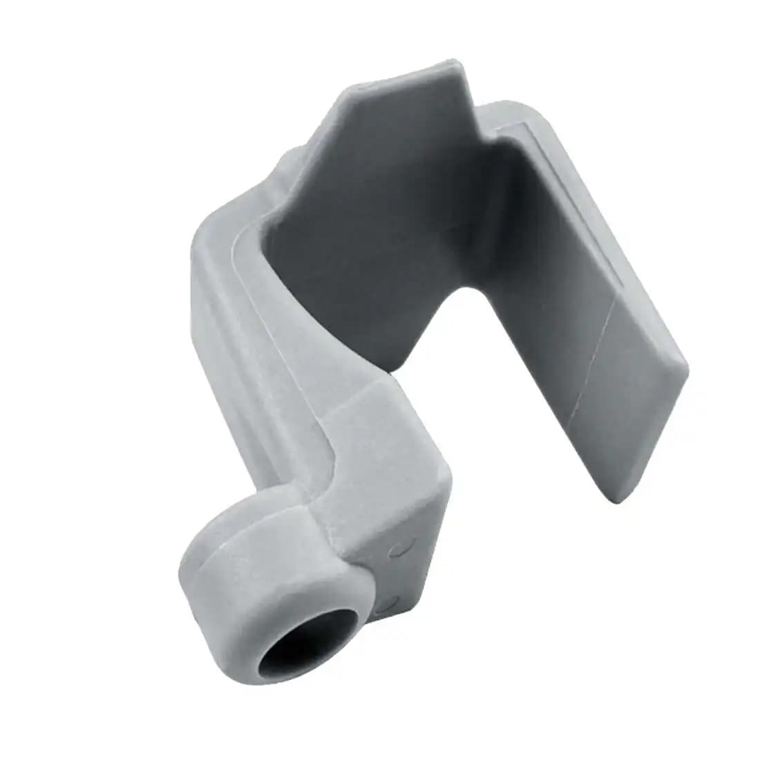 Gancio per paraurti marino per barca Gancio per corda Supporto per pontone Clip per parafango per aggancio guide quadrate Nylon grigio